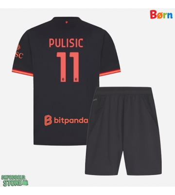 AC Milan Christian Pulisic #11 Replika Babytøj Tredje sæt Børn 2026-27 Kortærmet (+ Korte bukser)
